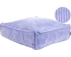 BELIANI ALLOZAI - Vloerkussen - Lichtviolet - Fluweel