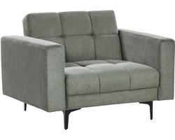 BELIANI ALNES - Fauteuil - Donkergroen - Stof