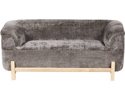 BELIANI ALNOR - Tweezitsbank - Bruin - Chenille