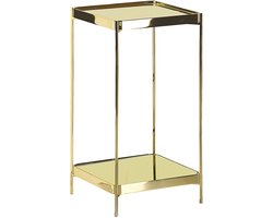 BELIANI ALSEA - Bijzettafel - Goud - Metaal