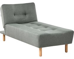 BELIANI ALSTEN - Chaise longue - Groen - Stof