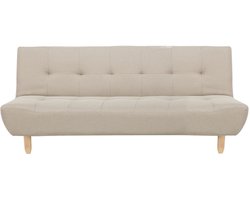 BELIANI ALSTEN - Slaapbank 3-zits - Lichtbeige - Polyester