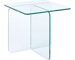 BELIANI AMISK - Bijzettafel - Transparant - Glas