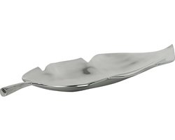 Beliani AMRUS - Decoratieve schaal - Zilver - Aluminium