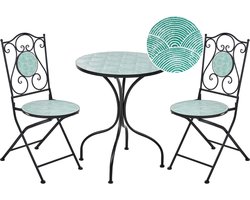 BELIANI ANAPO - Bistroset - Zwart - IJzer