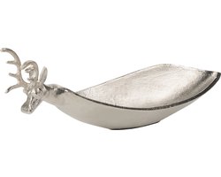 Beliani ANGKOR - Decoratieve schaal - Zilver - Aluminium
