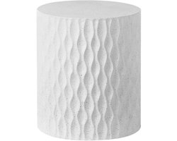 BELIANI ANTELAO - Bijzettafel - Wit - Lichtbeton MgO