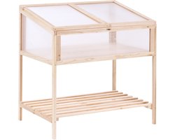 BELIANI ARANOVA - Balkonkas - Lichtbruin - Dennenhout