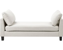 BELIANI ARCHIANE - Chaise longue - Lichtbeige - Polyester