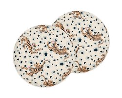 BELIANI ARENZANO - Tuinkussen set van 2 - Multicolor - 40 cm - Polyester