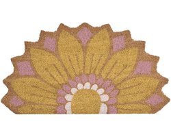 BELIANI AROLIK - Deurmat - Geel - 45 x 75 cm - Kokos