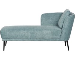 BELIANI ARTHEZE - Chaise longue - Blauw - Rechtszijdig - Polyester