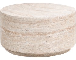 BELIANI ASIERIO - Bijzettafel - Beige - Lichtbeton (MgO)