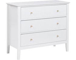 BELIANI ASSISI - Dressoir 3 lades - Wit - MDF