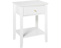 BELIANI ASSISI - Nachtkastje 1 lade - Wit - MDF