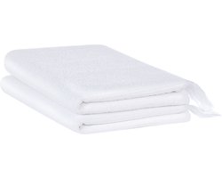 Beliani ATIU - Handdoek set - Wit - Katoen