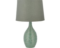 BELIANI ATSAS - Tafellamp - Lichtgroen - Keramiek