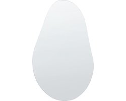 BELIANI AUBAGNE - Wandspiegel - Zilver - Glas