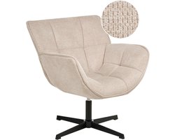 BELIANI AUMA - Fauteuil - Beige - Polyester