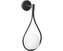 BELIANI AUROUE - Wandlamp - Zwart - Aluminium