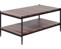 BELIANI AVOCA - Salontafel - Donkere houtkleur - MDF