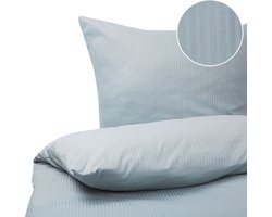 BELIANI AVONDALE - Beddengoed - Lichtgrijs - 200 x 220 cm - Katoen