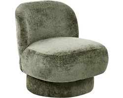 BELIANI AYLO - Draaifauteuil - Groen - Chenille