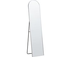 Beliani BAGNOLET - Staande spiegel - Zilver - Aluminium