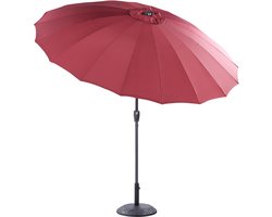BELIANI BAIA - Parasol - Donkerrood - 270 cm - Polyester