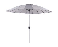 BELIANI BAIA - Parasol - Lichtgrijs - 270 cm - Polyester