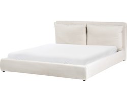 BELIANI BAJONNA - Waterbed - Lichtbeige - 180 x 200 cm - Polyester