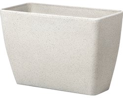 BELIANI BARIS - Plantenbak - Lichtbeige - 60 cm - Stenenmix