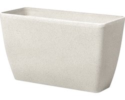 BELIANI BARIS - Plantenbak - Lichtbeige - 74 cm - Stenenmix