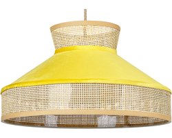 BELIANI BATALI - Hanglamp - Mosterdgeel - Rotan