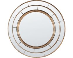 BELIANI BELCHITE - Wandspiegel - Goud - Synthetisch materiaal