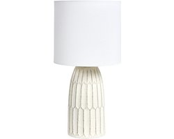 BELIANI BELIHUL - Tafellamp - Gebroken wit - Keramiek