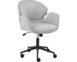 BELIANI BELMAR - Bureaustoel - Grijs - Polyester