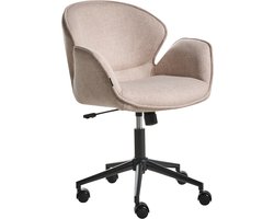 BELIANI BELMAR - Bureaustoel - Taupe - Polyester