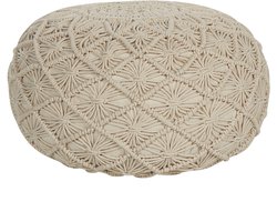 BELIANI BERKANE - Poef - Beige - Katoen