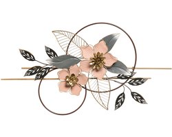 BELIANI BERKELIUM - Wanddecoratie - Meerkleurig - IJzer