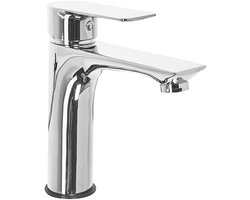 BELIANI BERLOI - Wastafelkraan - Zilver - Messing