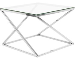 BELIANI BEVERLY - Salontafel - Zilver - Glas