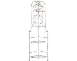 Beliani BIELLA - Badkamer plank - Wit - IJzer