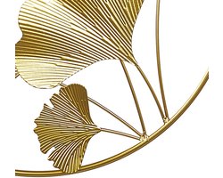 Beliani BISMUTH - Wanddecoratie - Goud - Metaal
