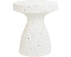 BELIANI BIVIERE - Bijzettafel - Terrazzo - Lichtbeton