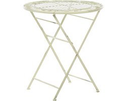 Beliani BIVIO - Tuintafel - Groen - IJzer