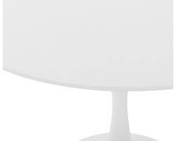 BELIANI BOCA - Ronde eettafel - Wit - 90 cm - MDF