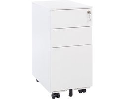 BELIANI BOLSENA II - Kantoorkast - Wit - Metaal