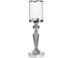 BELIANI BONAO - Kandelaar - Zilver - Metaal