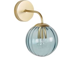 BELIANI BOOMI - Wandlamp - Blauw - Metaal